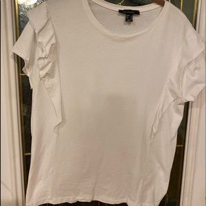 Atmosphere White Shirt with Detail Size: 10